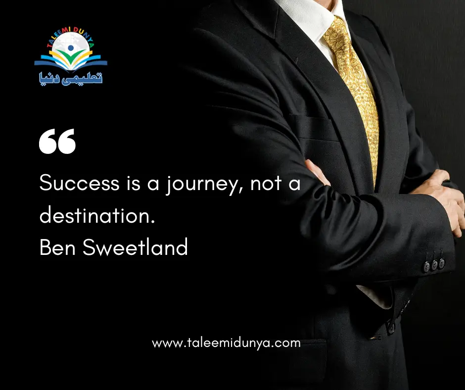 Success is a journey